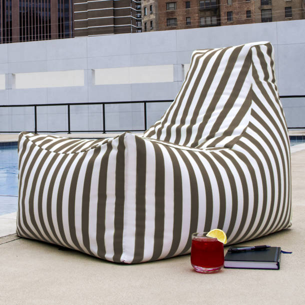 Ebern Designs Juniper Sunbrella® Bean Bag Chair & Lounger & Reviews